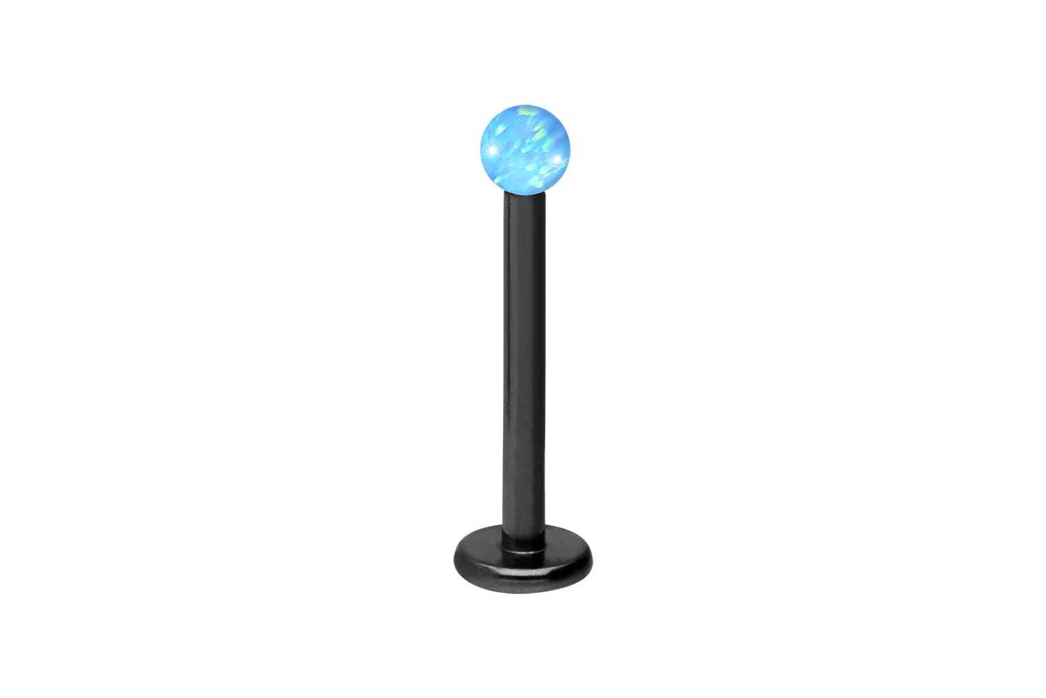 Chirurgenstahl Labret Piercing SYNTHETISCHER OPAL